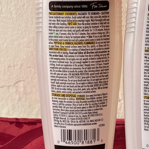 NEW: SC Johnson OFF insect repellent II sheer mist w/PICARIDIN - Picture 6 of 6